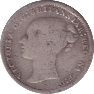 1877 THREEPENCE ( FINE ) - THREEPENCE - Cambridgeshire Coins