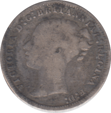1877 THREEPENCE ( FINE ) - THREEPENCE - Cambridgeshire Coins