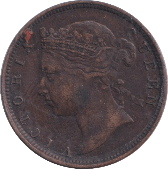 1878 2 CENT MAURITIUS - WORLD COINS - Cambridgeshire Coins