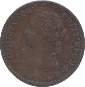 1878 FARTHING ( GF ) - FARTHING - Cambridgeshire Coins