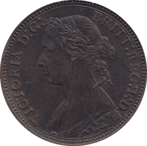 1878 FARTHING ( UNC ) - FARTHING - Cambridgeshire Coins