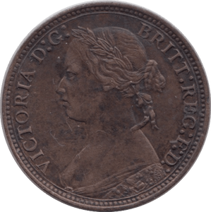 1878 FARTHING ( VF ) - Farthing - Cambridgeshire Coins