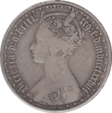 1878 FLORIN ( GF ) - FLORIN - Cambridgeshire Coins