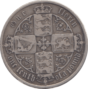 1878 FLORIN ( GF ) - FLORIN - Cambridgeshire Coins