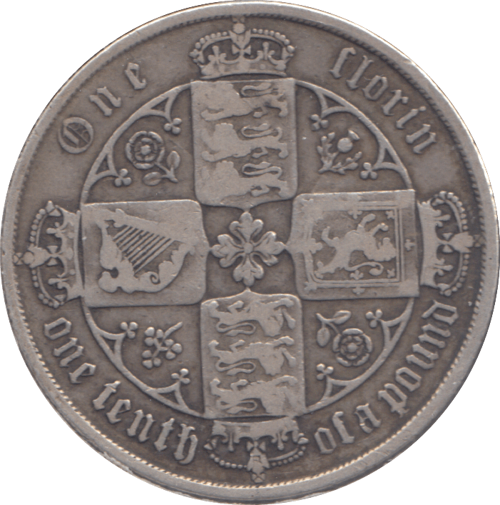 1878 FLORIN ( GF ) - FLORIN - Cambridgeshire Coins