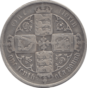 1878 FLORIN ( GF ) - FLORIN - Cambridgeshire Coins