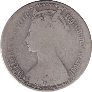 1878 FLORIN ( NF ) DIE 44 - WORLD COINS - Cambridgeshire Coins