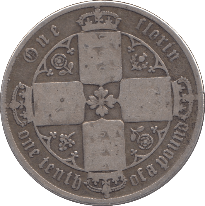 1878 FLORIN ( NF ) DIE 60 - FLORIN - Cambridgeshire Coins