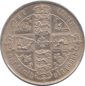 1878 FLORIN ( UNC ) - FLORIN - Cambridgeshire Coins