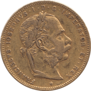 1878 GOLD 20 FRANCS HUNGARY - Gold World Coins - Cambridgeshire Coins