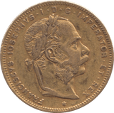 1878 GOLD 20 FRANCS HUNGARY - Gold World Coins - Cambridgeshire Coins