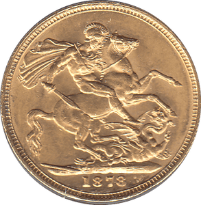 1878 GOLD SOVEREIGN ( AUNC ) MELBOURNE MINT - Sovereign - Cambridgeshire Coins