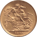 1878 GOLD SOVEREIGN ( AUNC ) - SOVEREIGN - Cambridgeshire Coins