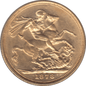 1878 GOLD SOVEREIGN ( EF ) MELBOURNE MINT - SOVEREIGN - Cambridgeshire Coins