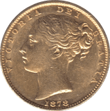 1878 GOLD SOVEREIGN ( EF ) SYDNEY MINT 2 - SOVEREIGN - Cambridgeshire Coins