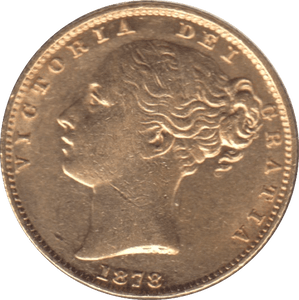 1878 GOLD SOVEREIGN ( EF ) SYDNEY MINT 5 - SOVEREIGN - Cambridgeshire Coins