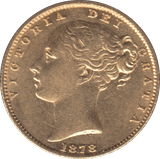 1878 GOLD SOVEREIGN ( EF ) SYDNEY MINT 6 - SOVEREIGN - Cambridgeshire Coins