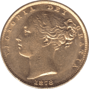 1878 GOLD SOVEREIGN ( EF ) SYDNEY MINT 9 - SOVEREIGN - Cambridgeshire Coins