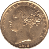 1878 GOLD SOVEREIGN ( EF ) SYDNEY MINT 9 - SOVEREIGN - Cambridgeshire Coins