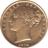 1878 GOLD SOVEREIGN ( EF ) SYDNEY MINT - SOVEREIGN - Cambridgeshire Coins