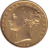 1878 GOLD SOVEREIGN ( VF ) SYDNEY MINT - SOVEREIGN - Cambridgeshire Coins