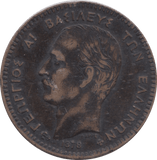1878 GREEK 10 LEPTA - WORLD COINS - Cambridgeshire Coins