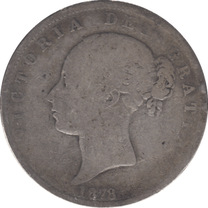 1878 HALF CROWN ( NF ) - HALFCROWN - Cambridgeshire Coins