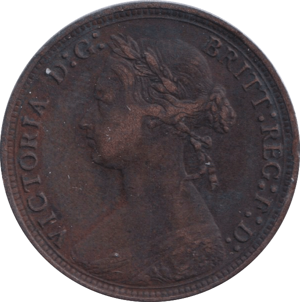 1878 HALF PENNY ( VF ) - HALFPENNY - Cambridgeshire Coins
