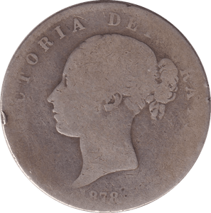 1878 HALFCROWN ( FAIR ) - HALFCROWN - Cambridgeshire Coins