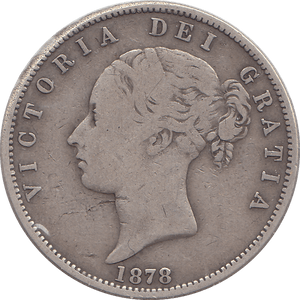 1878 HALFCROWN ( FINE ) - HALFCROWN - Cambridgeshire Coins