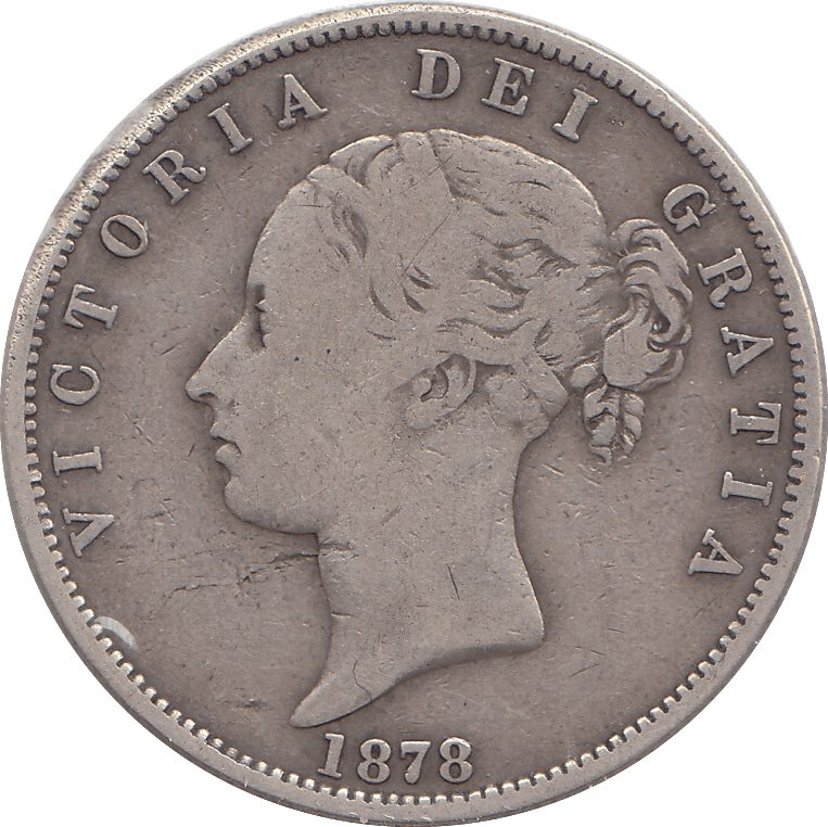 1878 HALFCROWN ( FINE ) - HALFCROWN - Cambridgeshire Coins