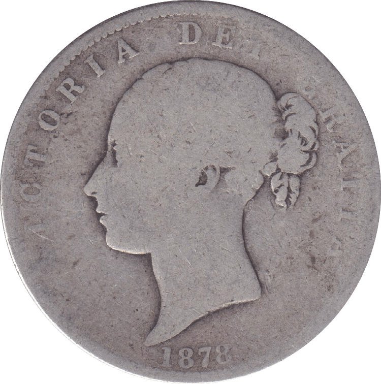 1878 HALFCROWN ( FINE ) - HALFCROWN - Cambridgeshire Coins