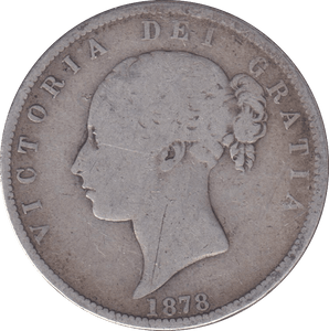 1878 HALFCROWN ( GF ) - HALFCROWN - Cambridgeshire Coins