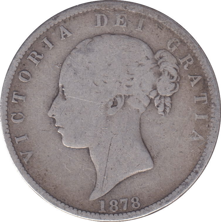 1878 HALFCROWN ( GF ) - HALFCROWN - Cambridgeshire Coins