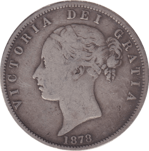 1878 HALFCROWN ( GF ) - HALFCROWN - Cambridgeshire Coins