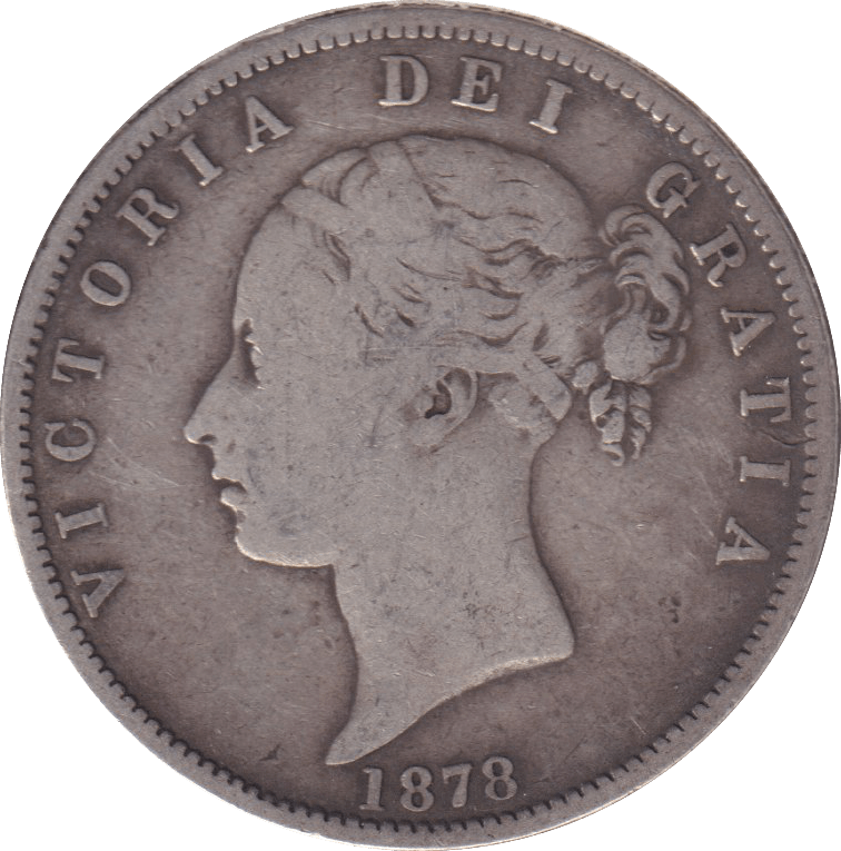 1878 HALFCROWN ( GF ) - HALFCROWN - Cambridgeshire Coins
