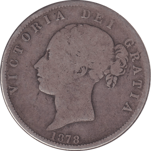 1878 HALFCROWN ( NF ) - HALFCROWN - Cambridgeshire Coins