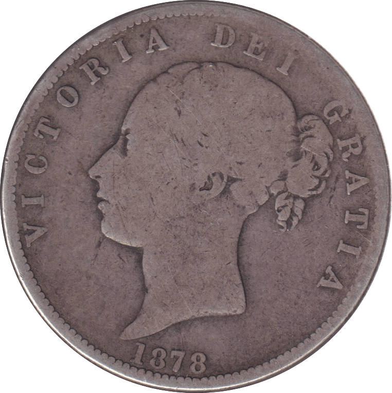 1878 HALFCROWN ( NF ) - HALFCROWN - Cambridgeshire Coins