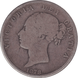 1878 HALFCROWN ( NF ) - HALFCROWN - Cambridgeshire Coins