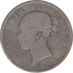 1878 HALFCROWN ( NF ) - Halfcrown - Cambridgeshire Coins