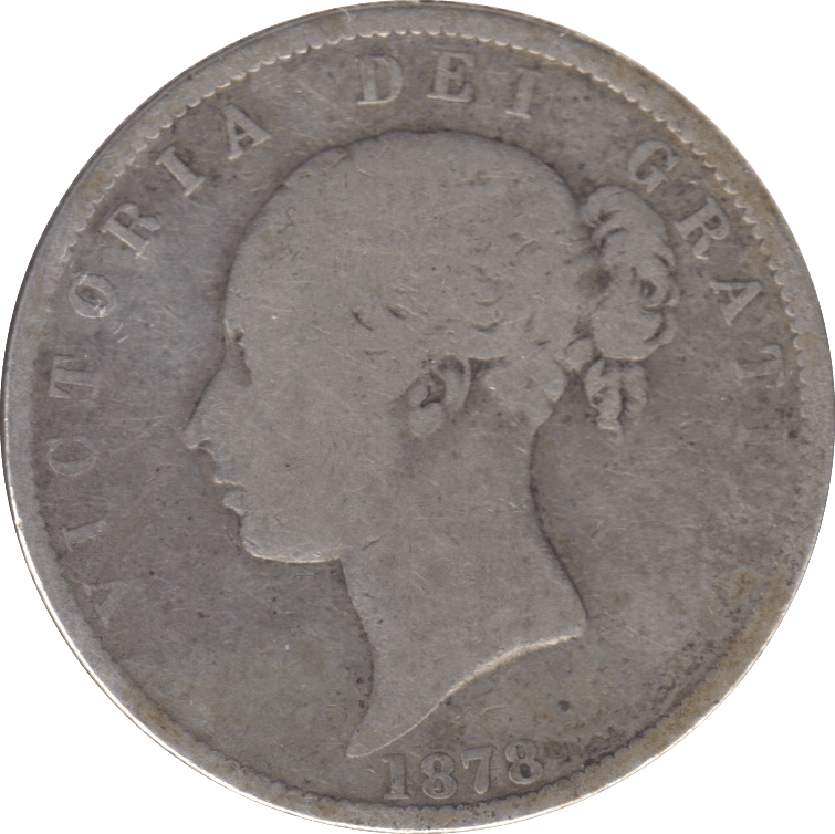 1878 HALFCROWN ( NF ) - Halfcrown - Cambridgeshire Coins