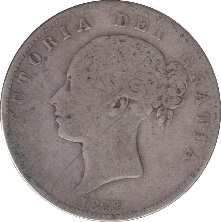 1878 HALFCROWN ( NF ) - WORLD COINS - Cambridgeshire Coins