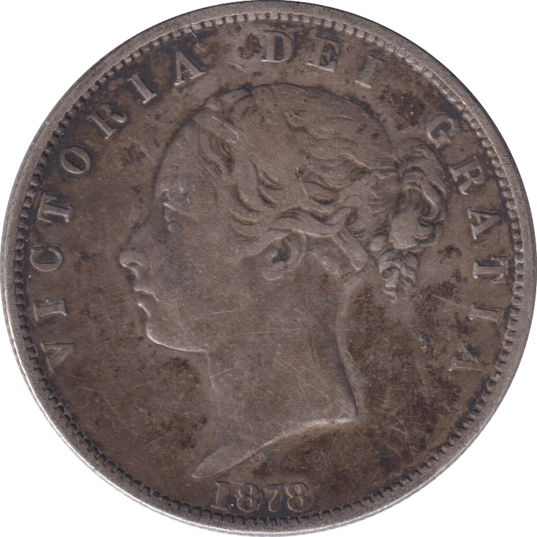 1878 HALFCROWN ( VF ) - HALFCROWN - Cambridgeshire Coins