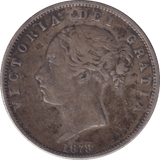 1878 HALFCROWN ( VF ) - HALFCROWN - Cambridgeshire Coins
