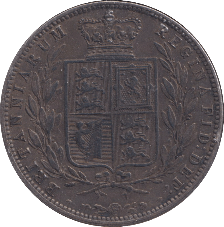 1878 HALFCROWN ( VF ) - HALFCROWN - Cambridgeshire Coins