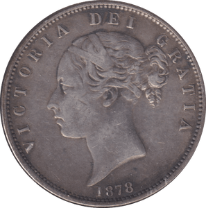 1878 HALFCROWN ( VF ) - HALFCROWN - Cambridgeshire Coins