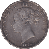 1878 HALFCROWN ( VF ) - HALFCROWN - Cambridgeshire Coins