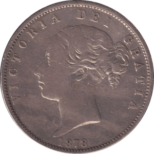 1878 HALFCROWN ( VF ) - HALFCROWN - Cambridgeshire Coins