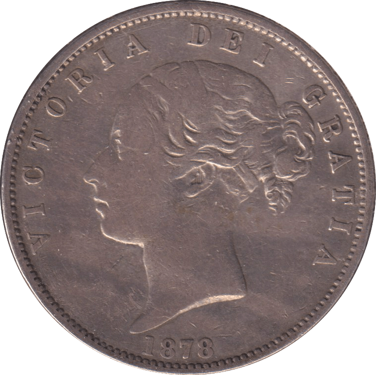 1878 HALFCROWN ( VF ) - HALFCROWN - Cambridgeshire Coins