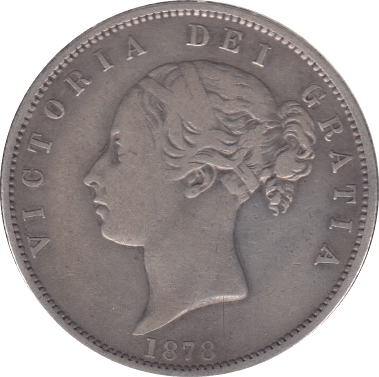 1878 HALFCROWN ( VF ) - WORLD COINS - Cambridgeshire Coins